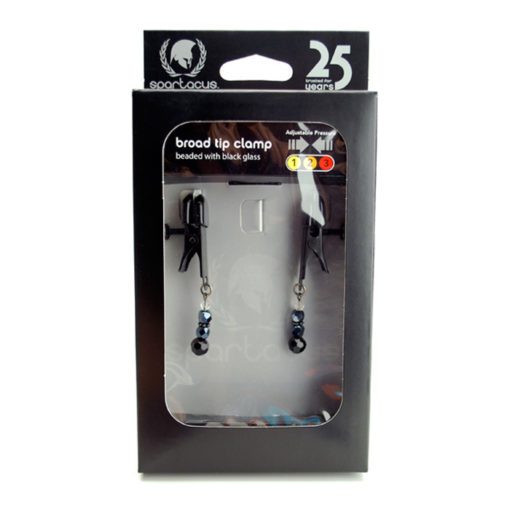 Spartacus Adjustable Broad Tip Black Beaded Clamps SPF-114 - Image 2
