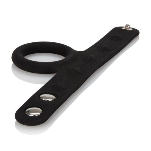 California Exotics Silicone Tri-Snap Scrotum Support Ring Medium - Image 3