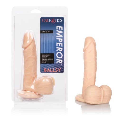 California Exotics  Emperor Ballsy -  Ivory
