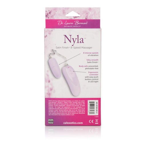 California Exotics Dr. Laura Berman® Nyla™ Satin Finish™ 8-Speed Massager - Image 3